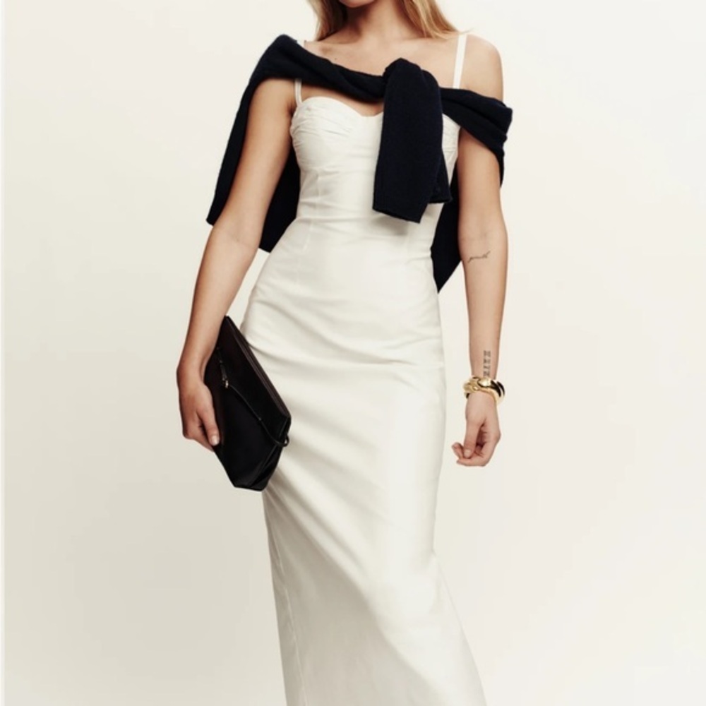Reformation Stormi Dress white